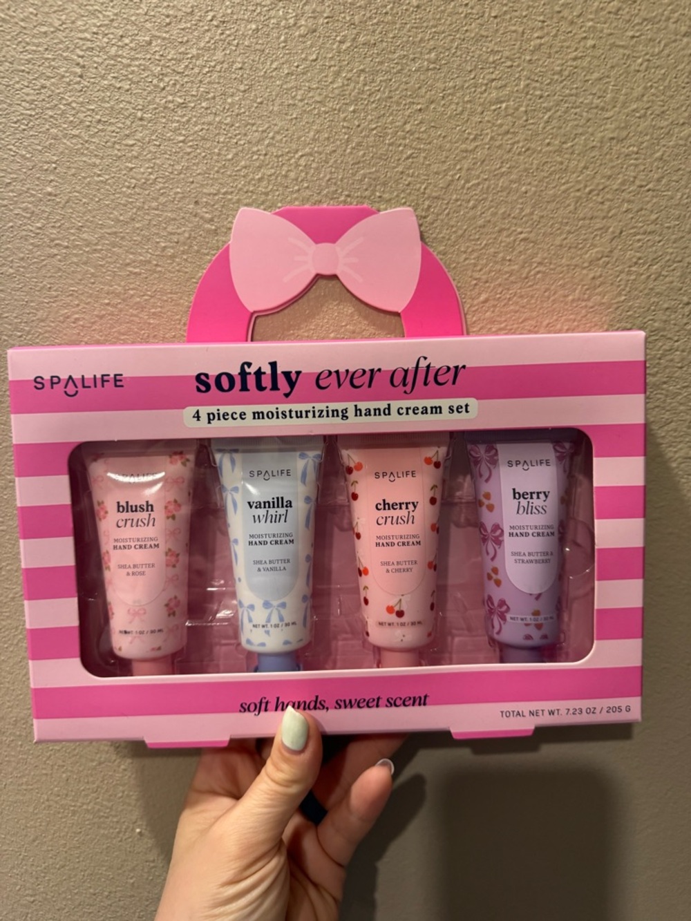 NWT Spa Life Softly Ever After 4 Piece Moisturizing Hand Cream Set